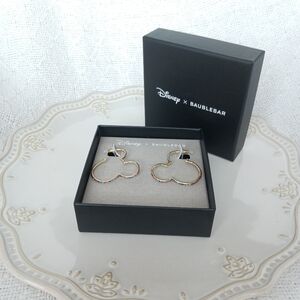 Disney × Baublebar Mickey Mouse Multi Colored Hoop Earrings